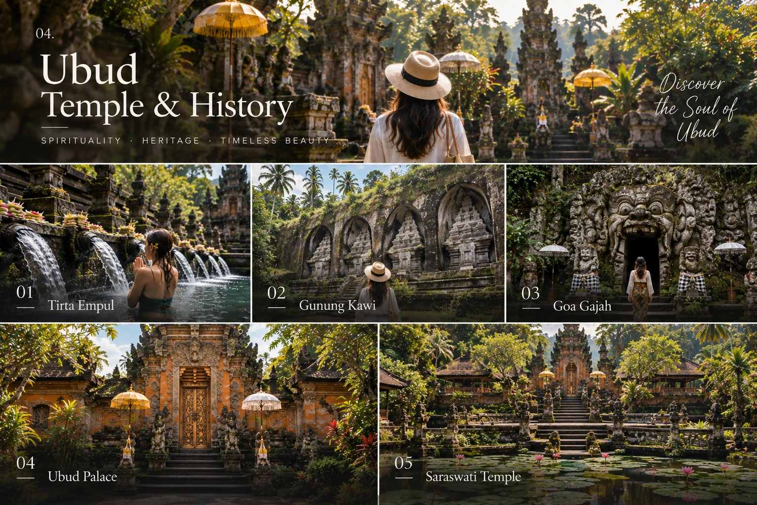 Ubud Temple & History