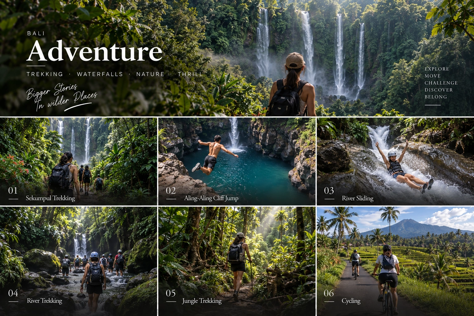 North Bali jungle trekking