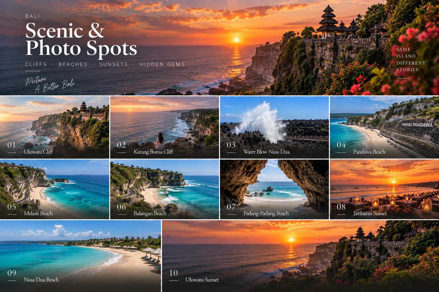 Scenic photo spots