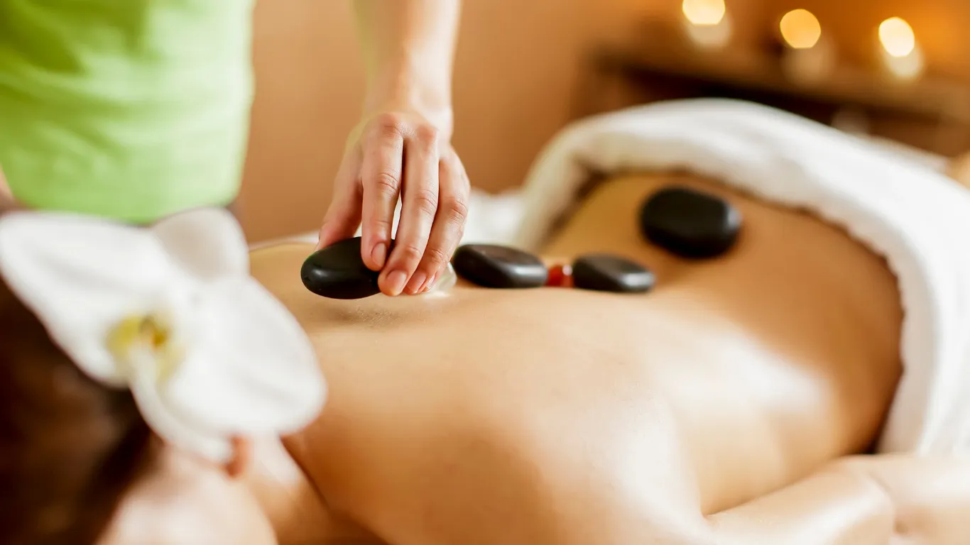 Hot stone massage