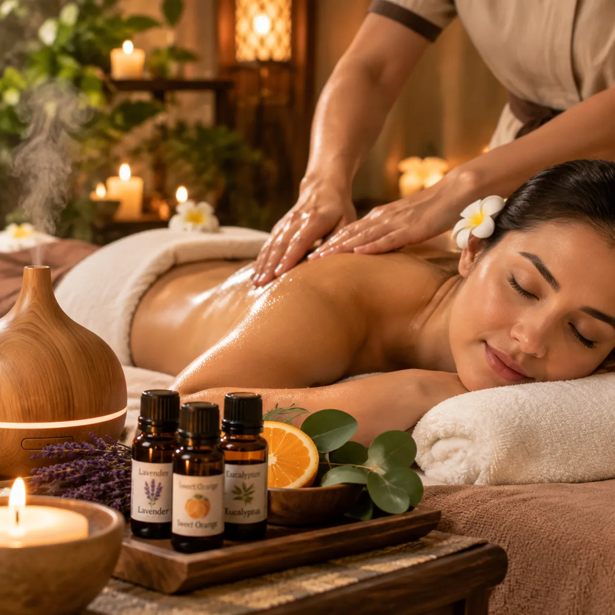 Aromatherapy massage
