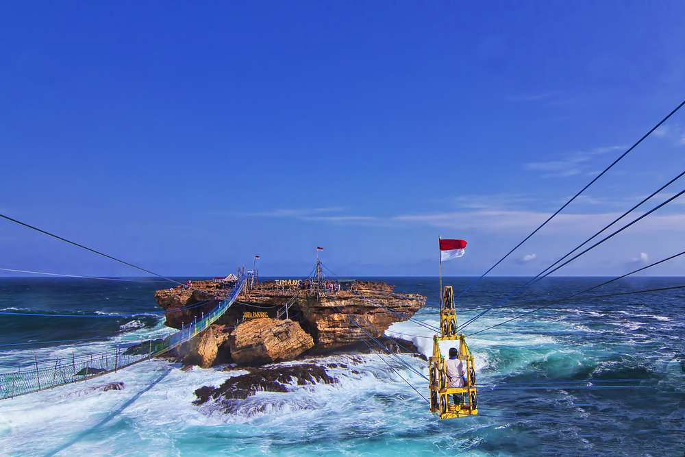 Ilustrasi Pantai Timang