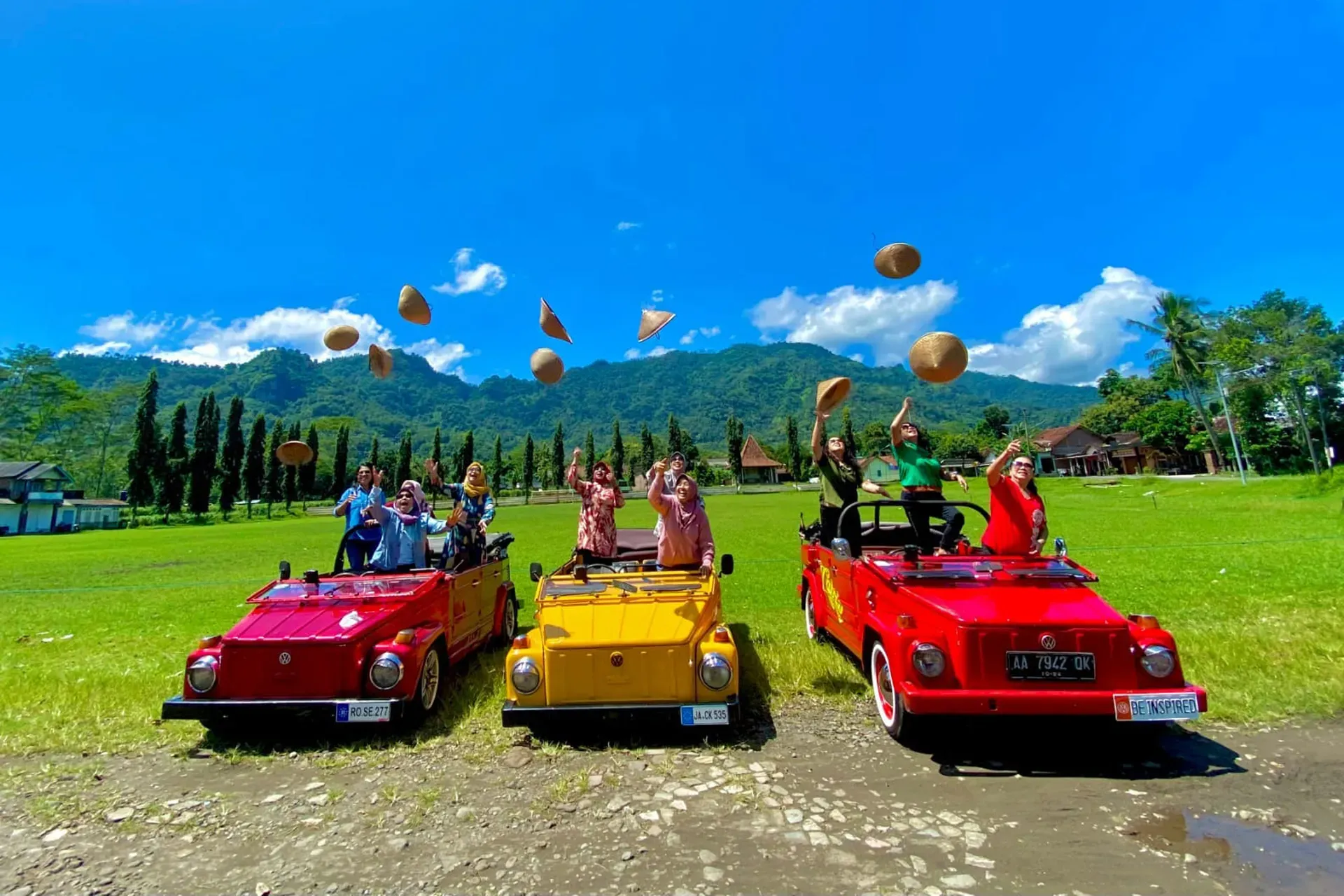 Ilustrasi VW Safari Borobudur