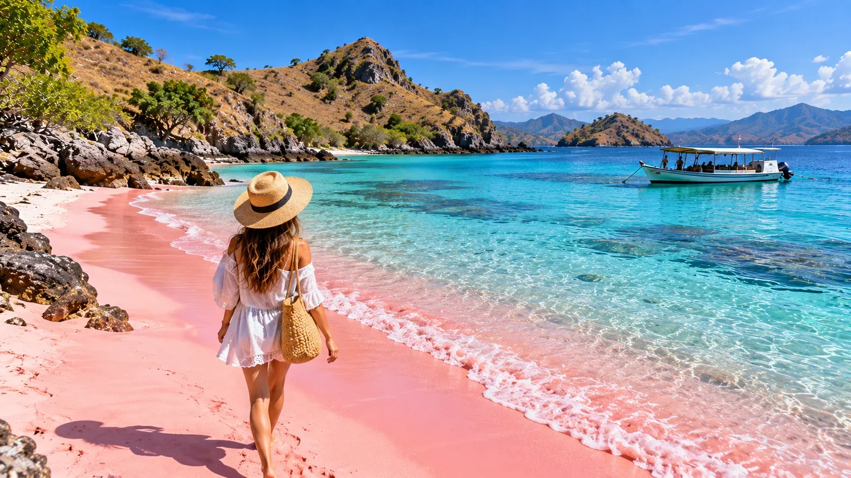 Pink Beach Tour