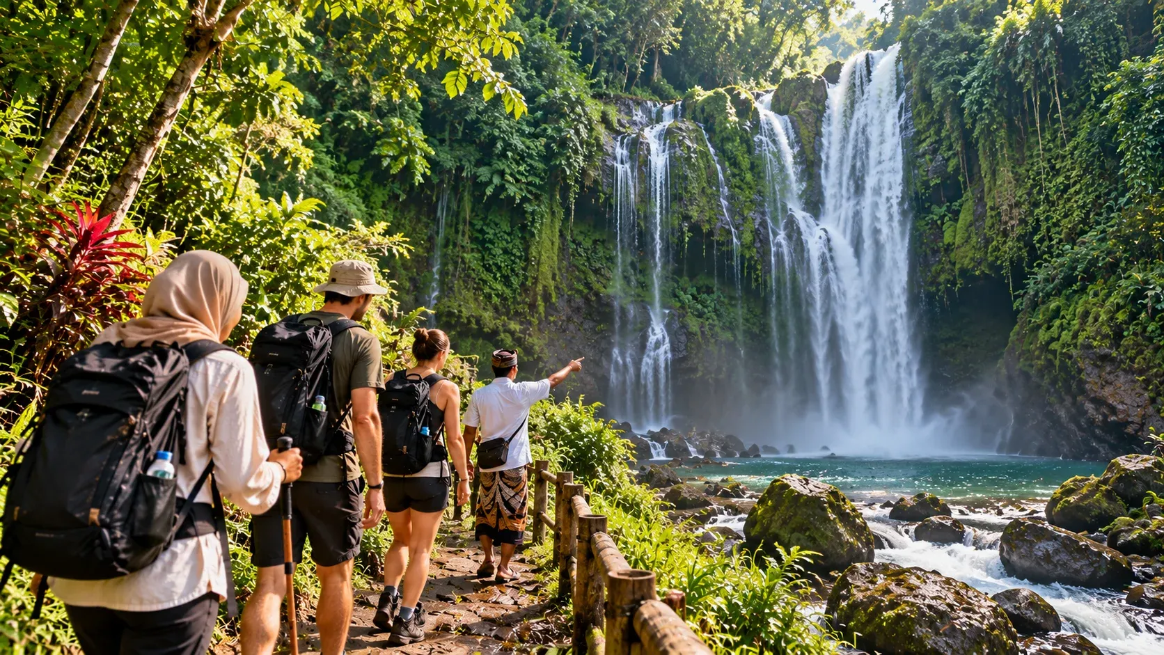 Benang Kelambu Waterfall Tour