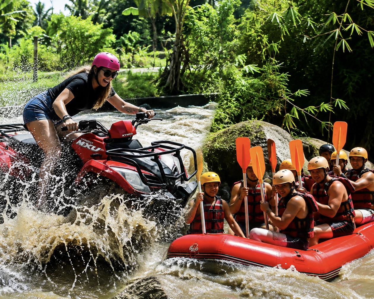 Bali river rafting and outdoor adventure