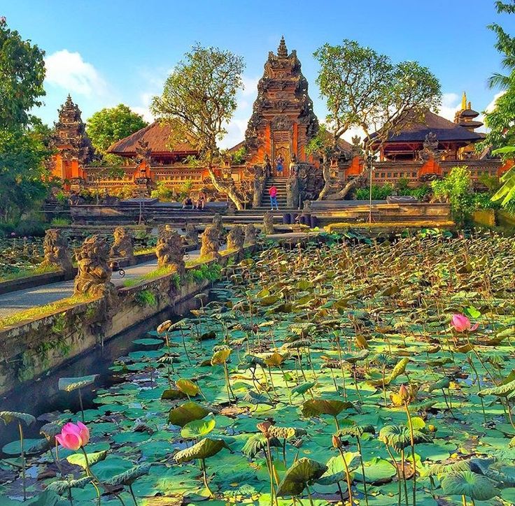 Balinese temple architecture in Ubud