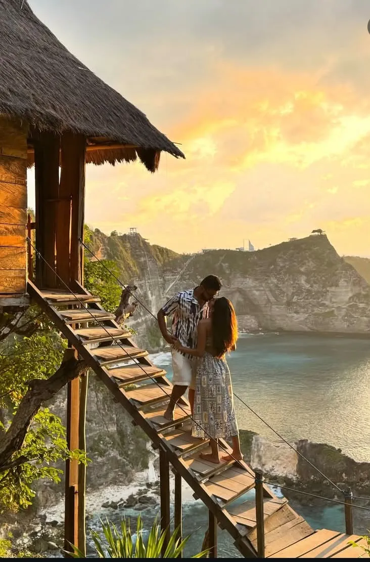 Balinese split temple gate, East Bali