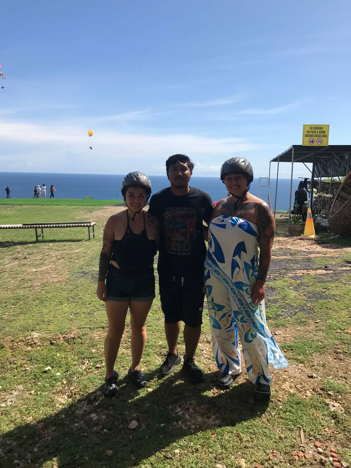Guests with their guide on Bali’s southern coast