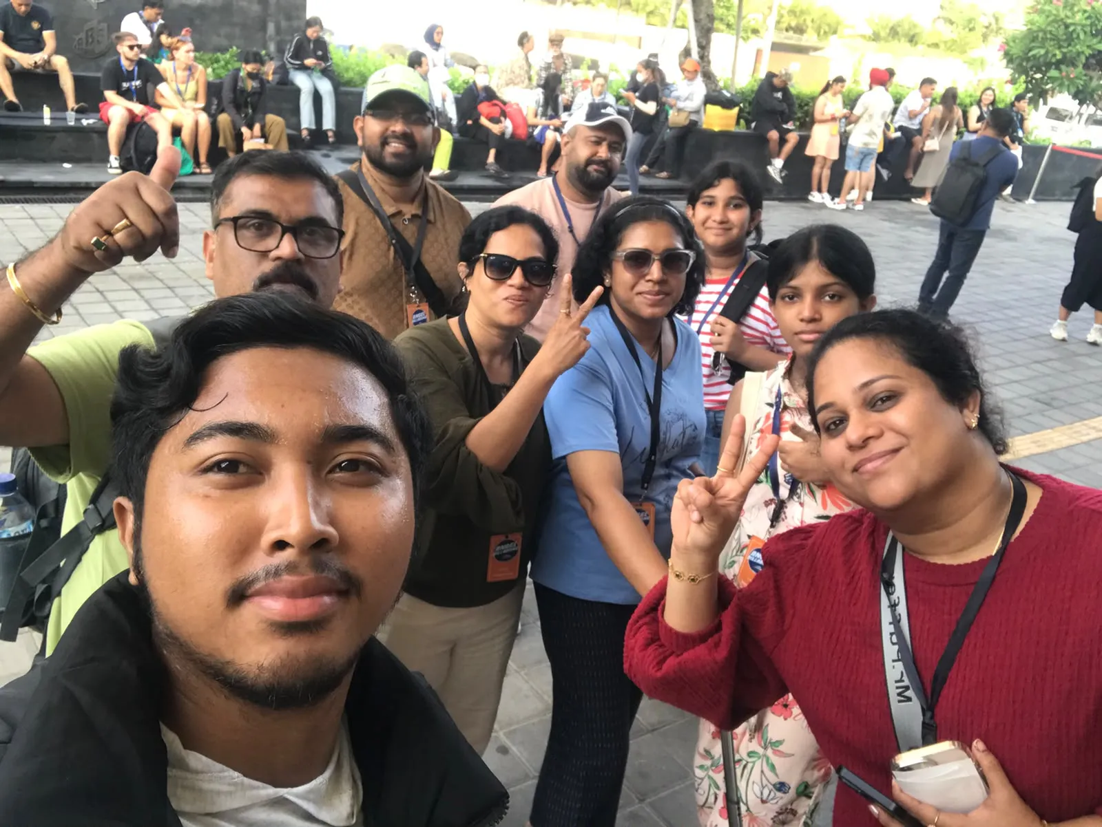 Group of guests with their Bali Best Experience guide