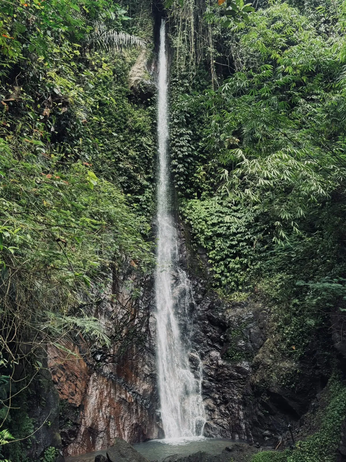 Jungle waterfall in East Bali