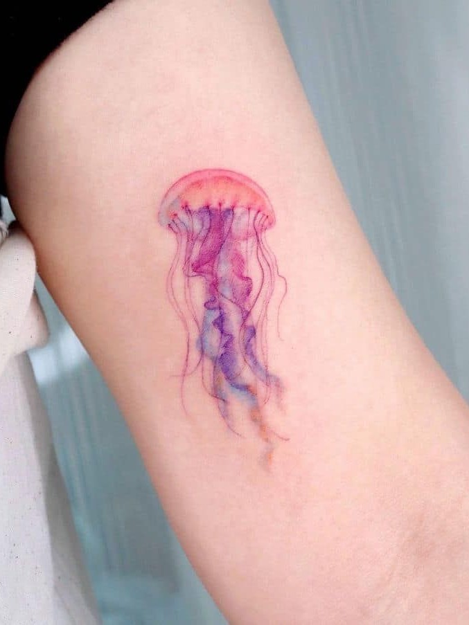 Color tattoo artwork