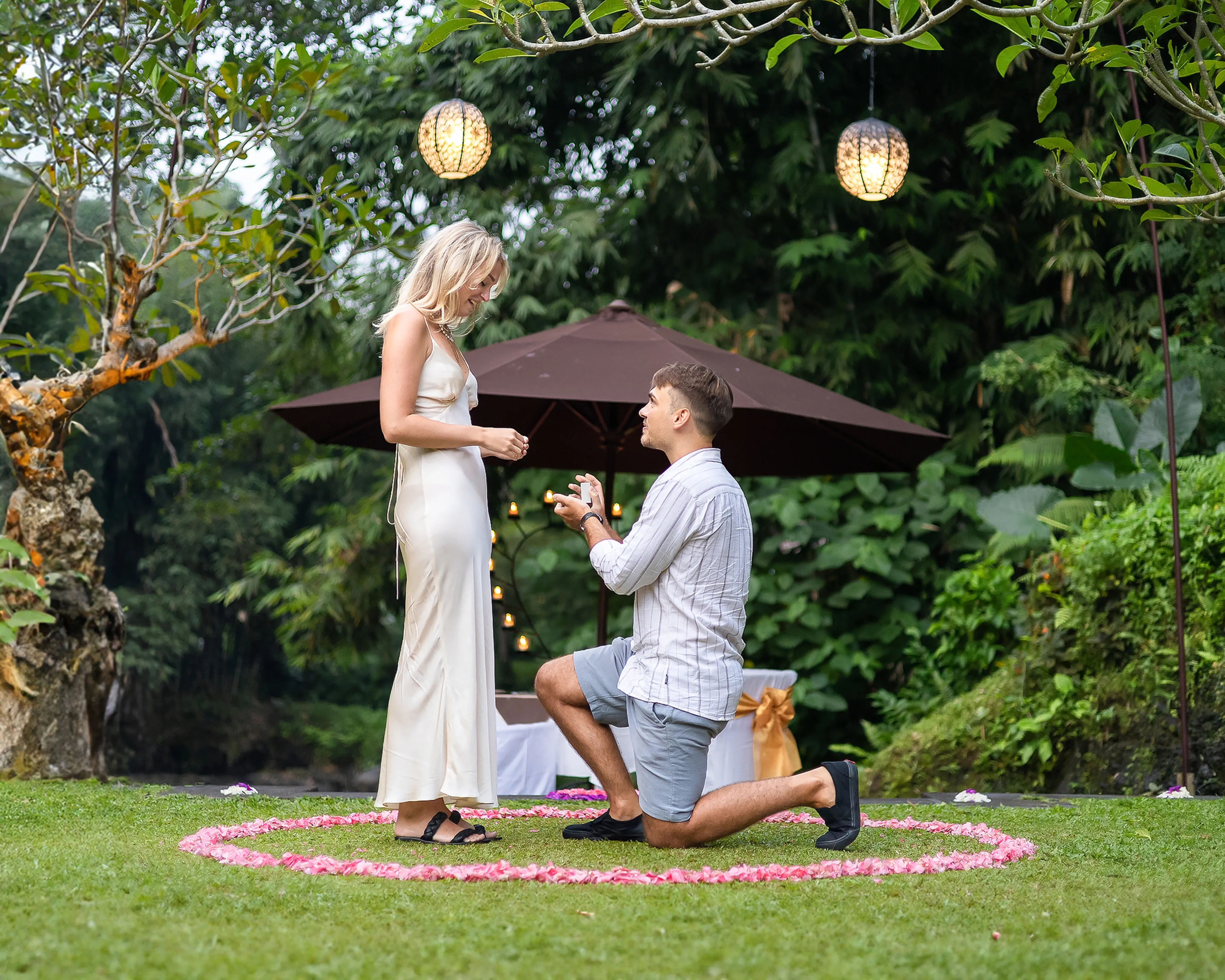 Proposal photography in Bali