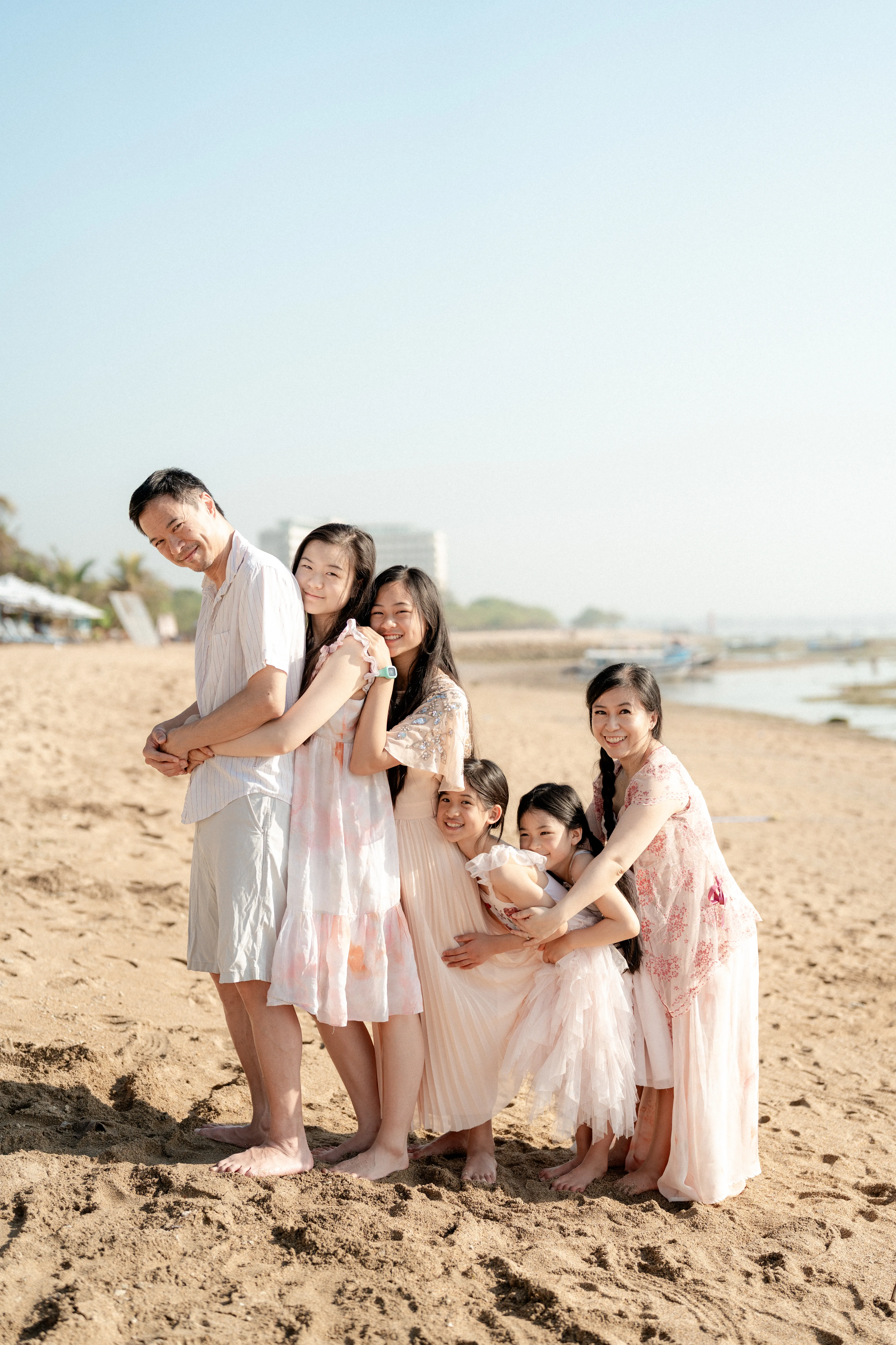 Family photoshoot during a Bali holiday