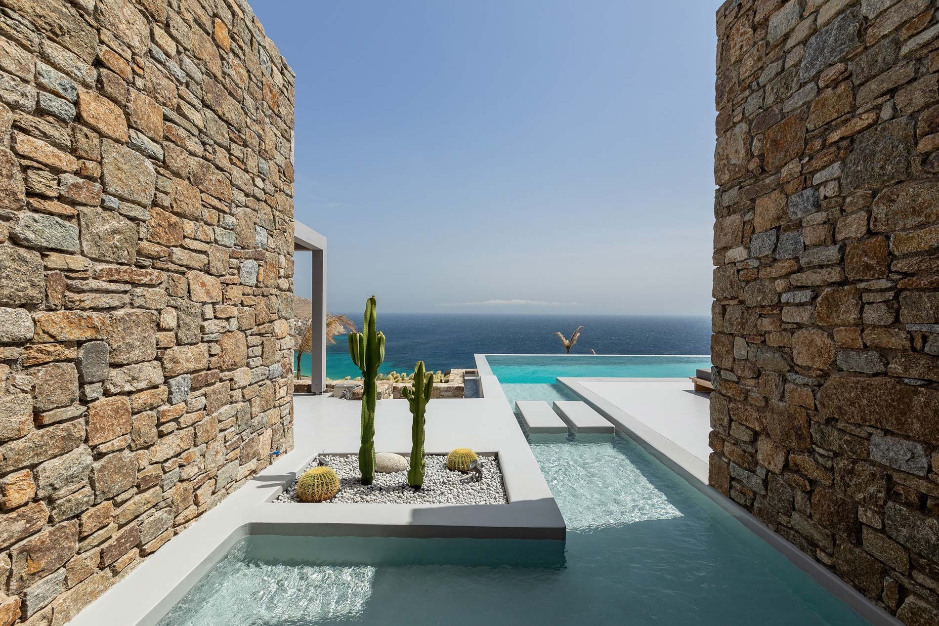 Villa Nastya Mykonos - Vue intérieure de la villa