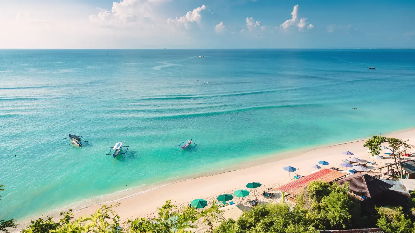 Island and coastal scenery in Bali