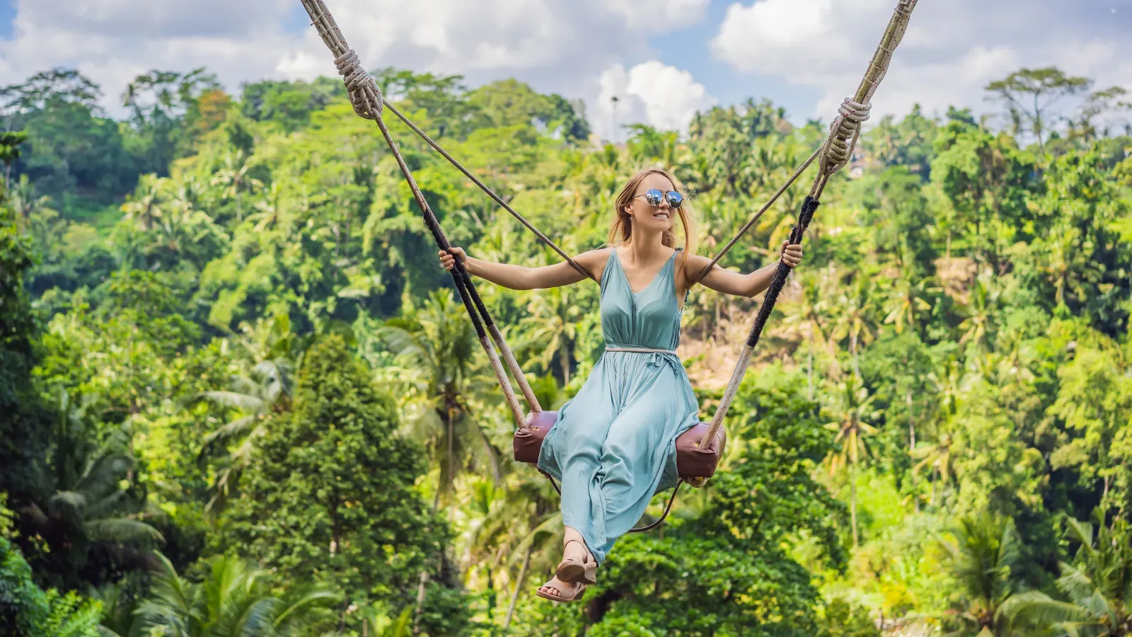 Ubud Swing, Sky Bike & Waterfall Experience