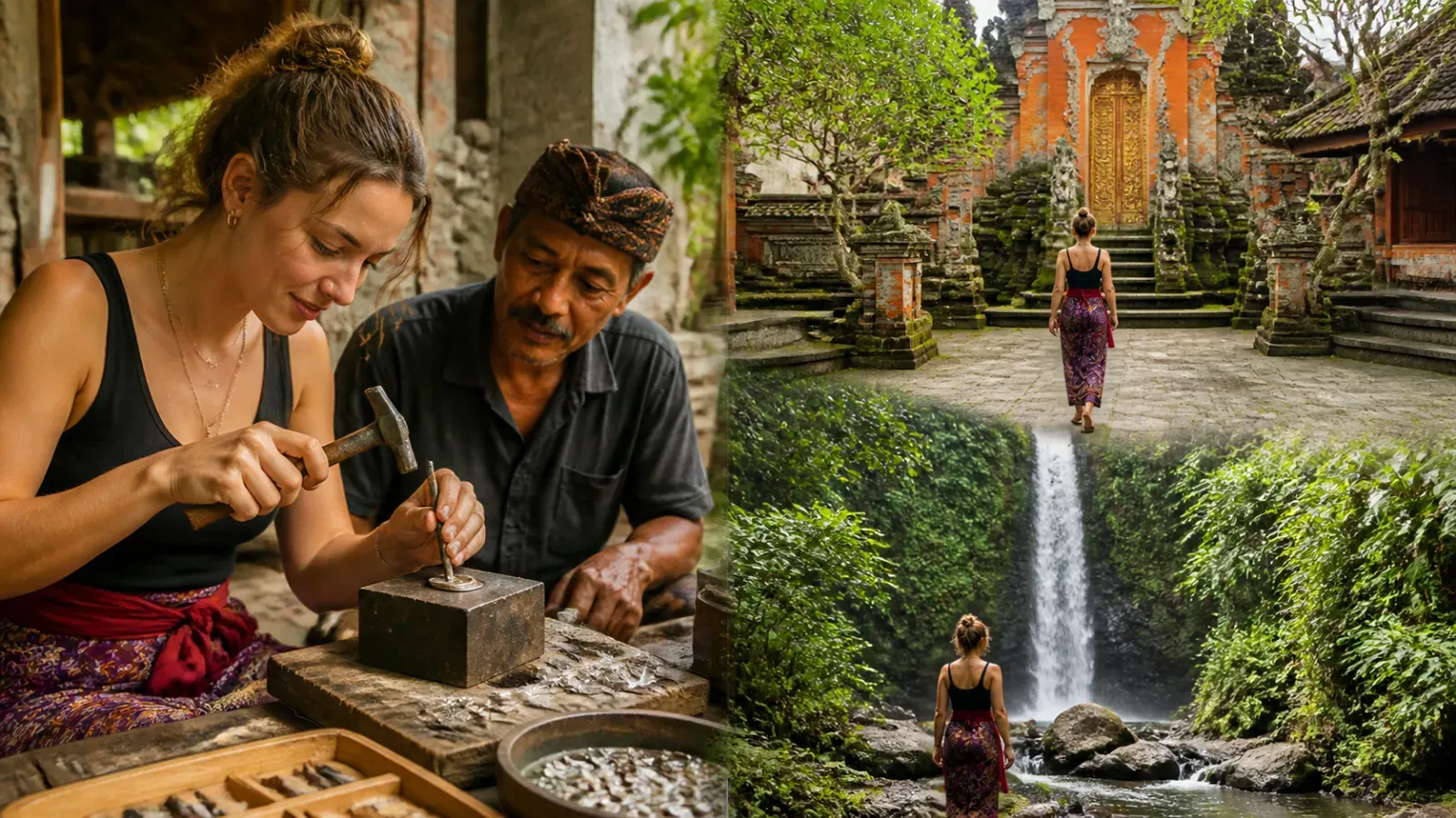 Ubud Silver Class, Palace & Waterfall Experience
