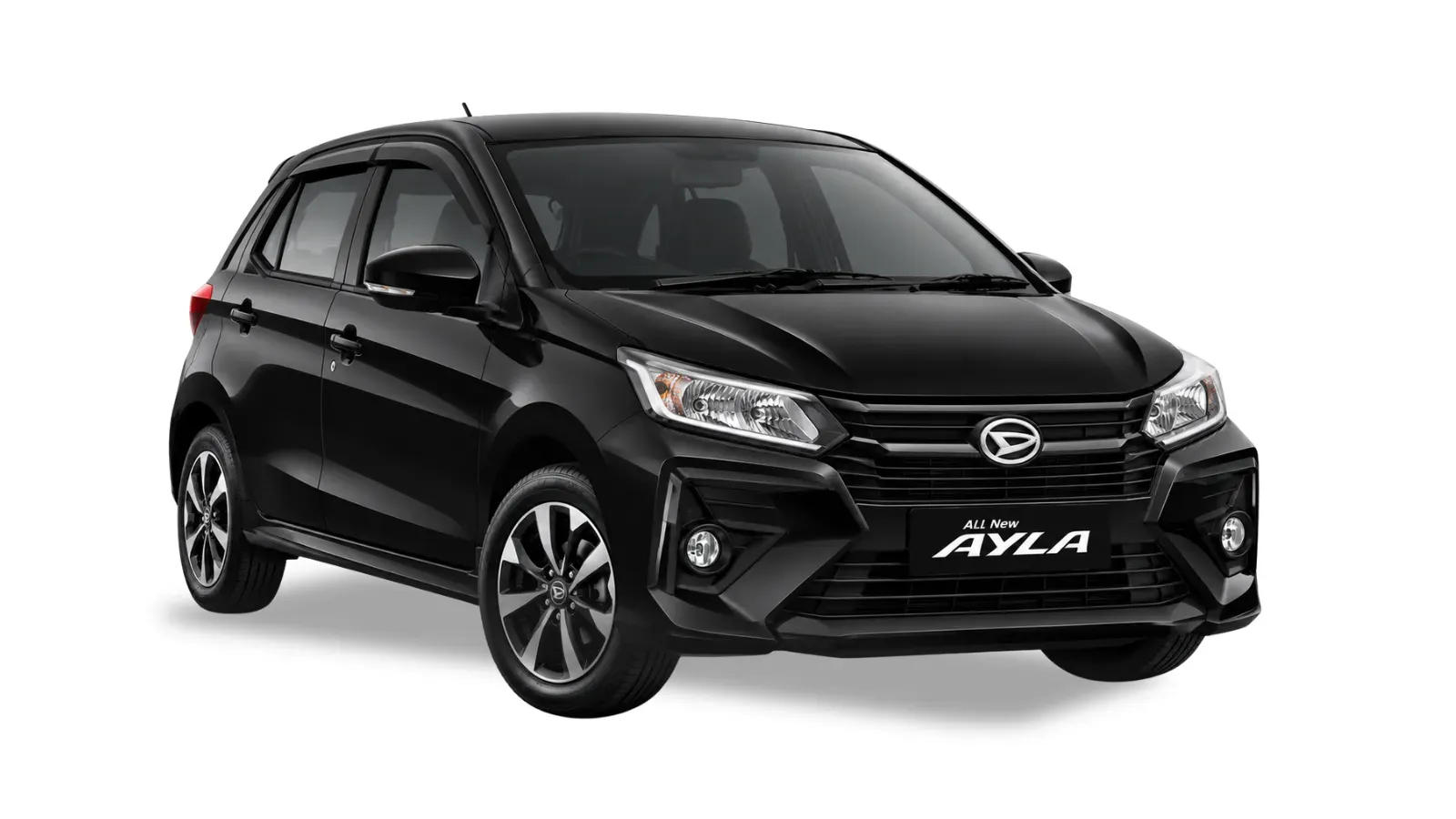 Daihatsu Ayla for car rental with driver in Bali