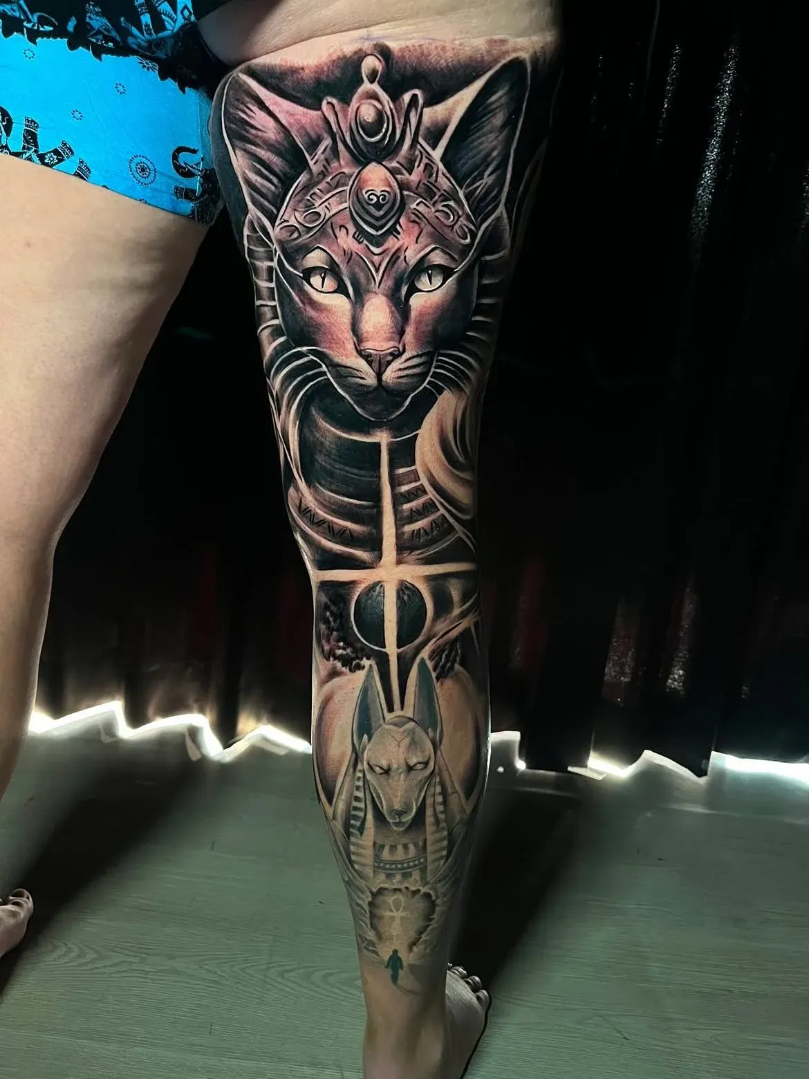 Color tattoo artwork