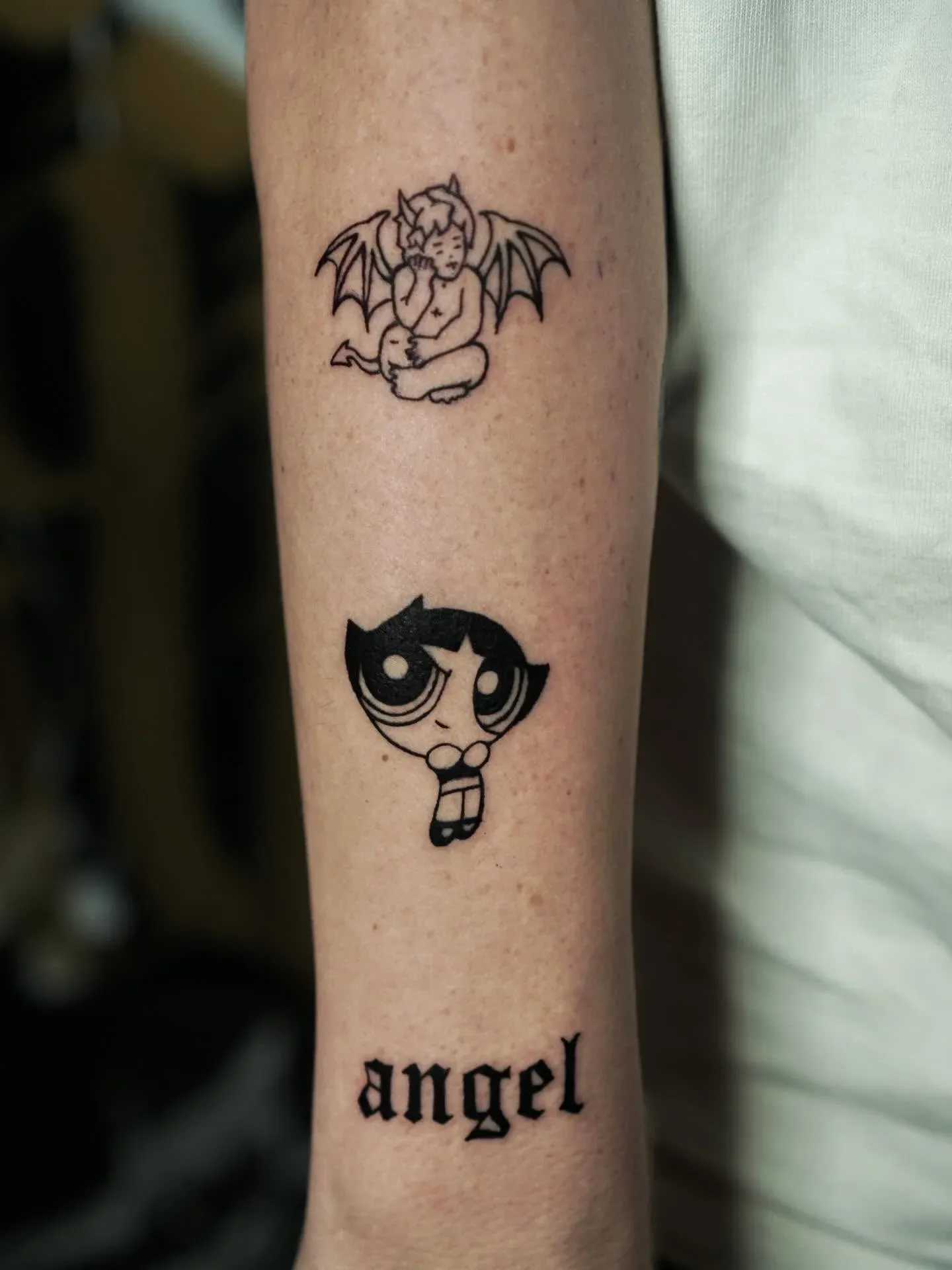 Custom piece tattoo