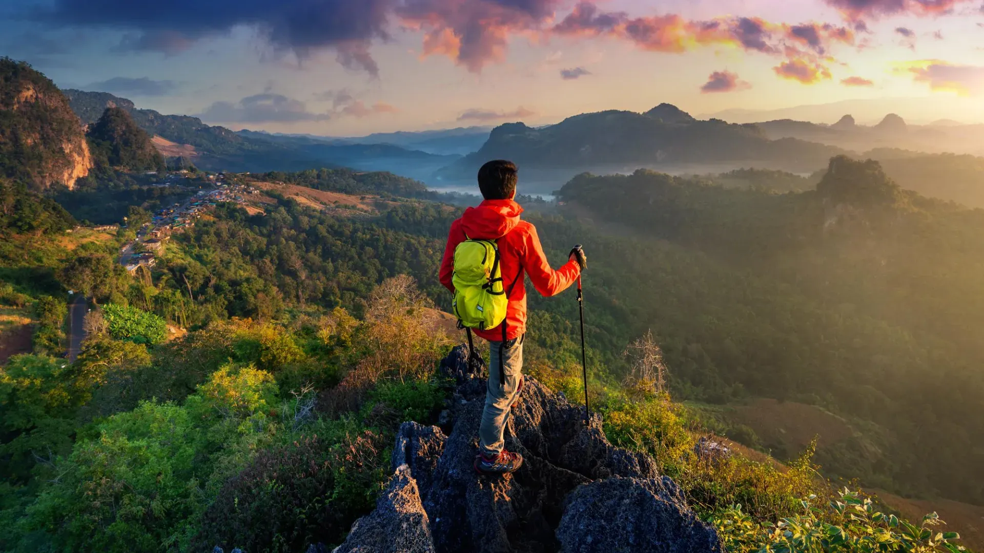 Kintamani mountain landscape
