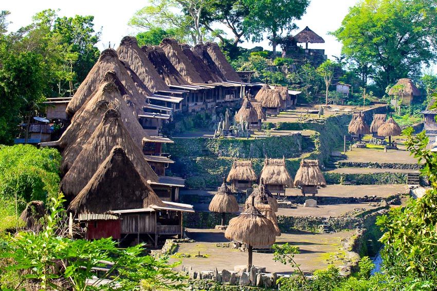 Open highland landscape near Bajawa