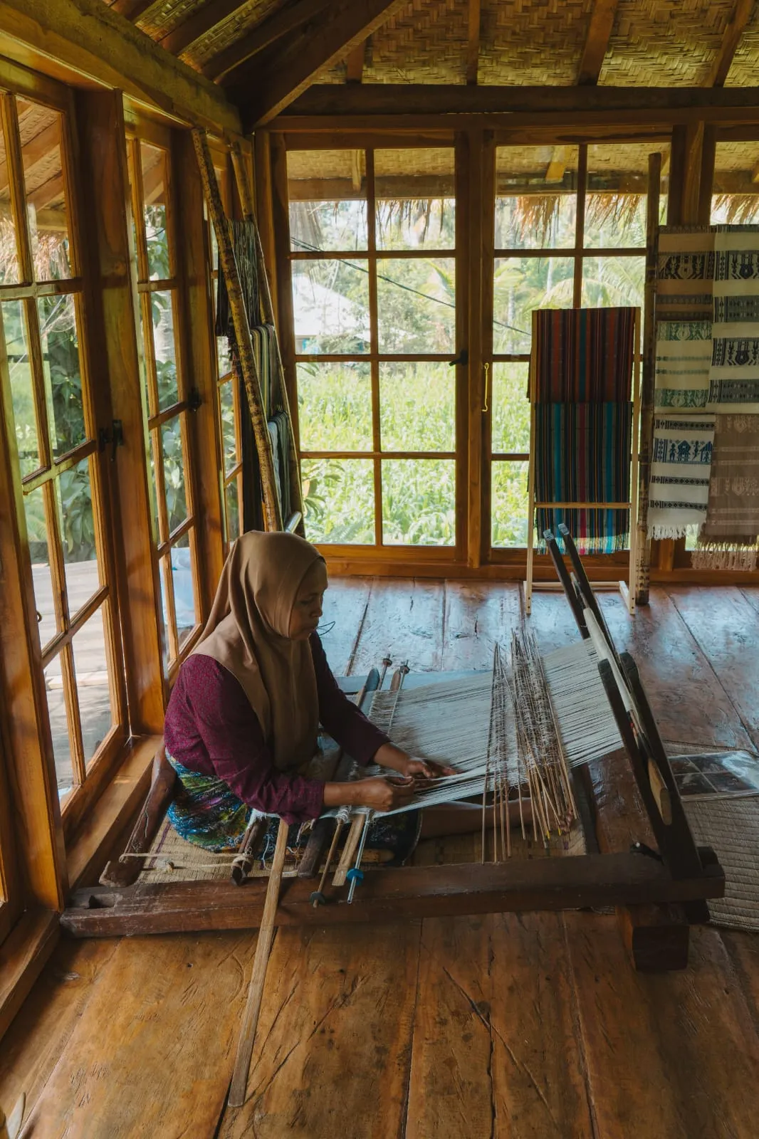 Village weaving workshop