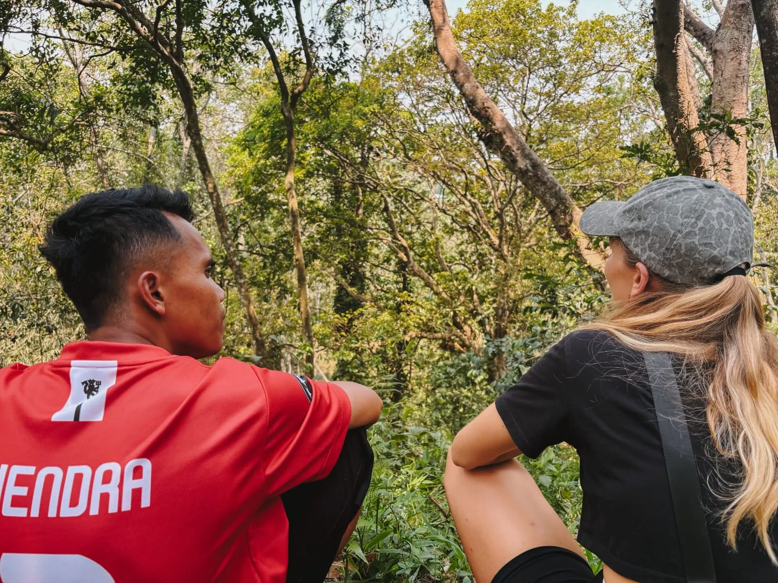Forest viewpoint in Tetebatu