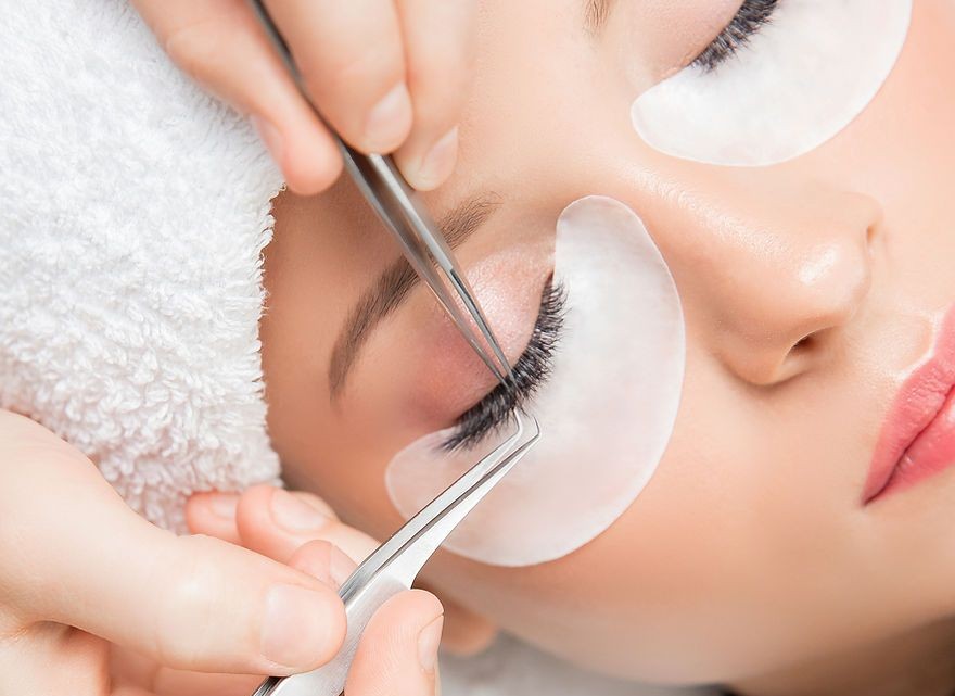 Relaxing lash studio interior with soft natural light