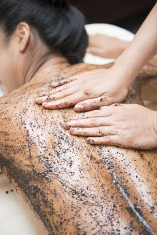 Body scrub detail The Sister Spa