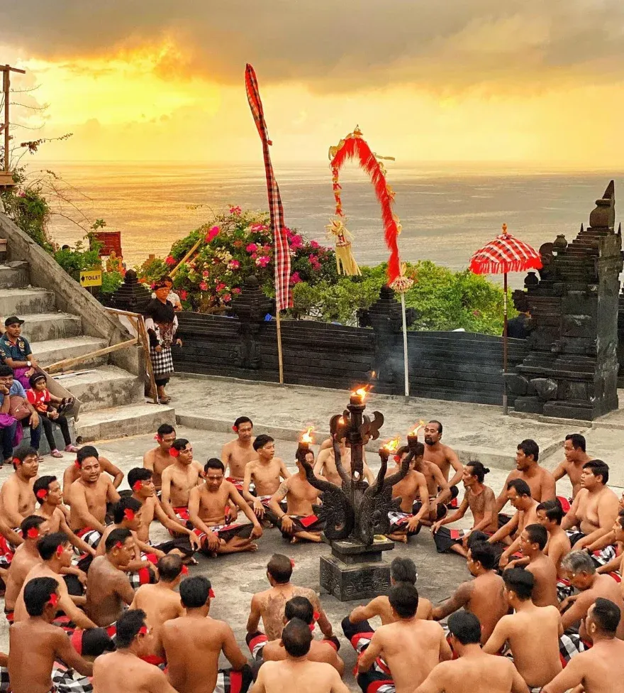 Sunset Kecak performance