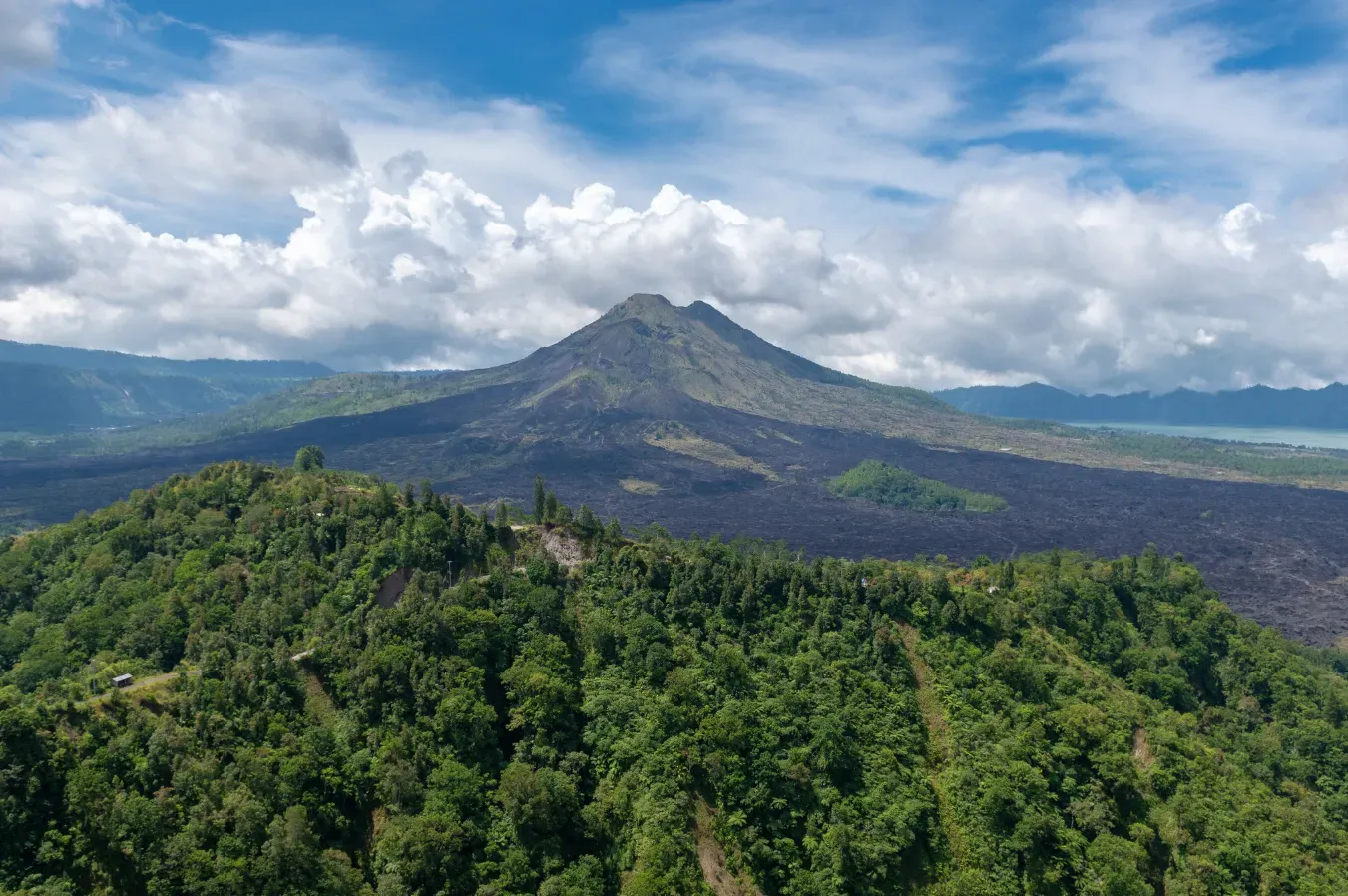 Mount Batur sunrise landscape