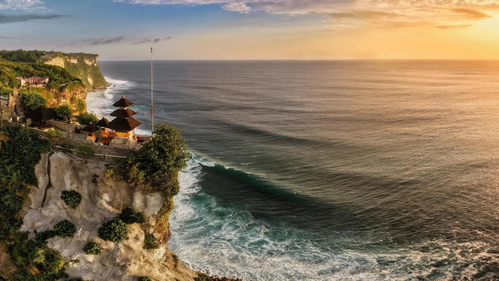 Coastline and sea along Bali