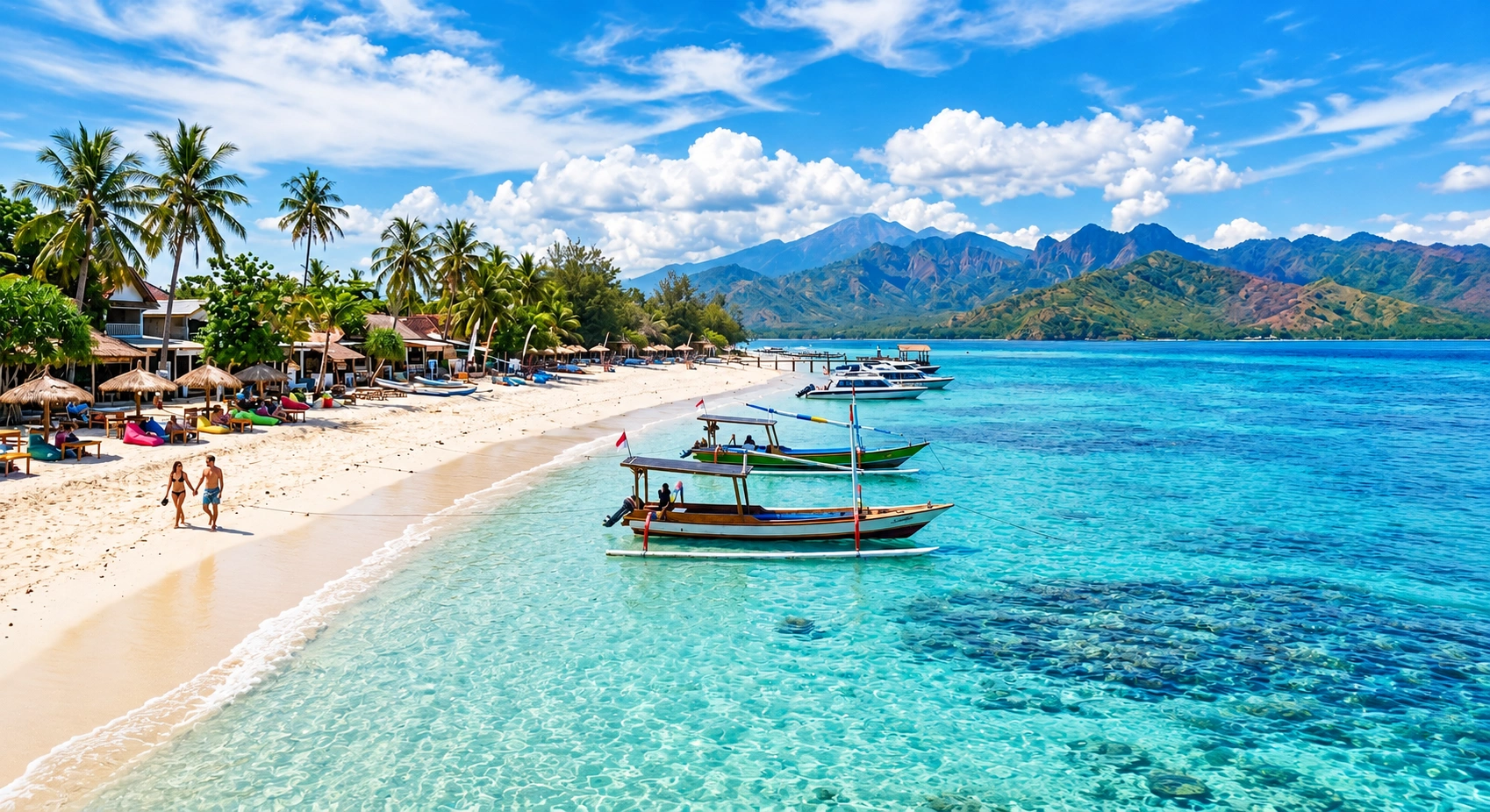 Gili Air island shore