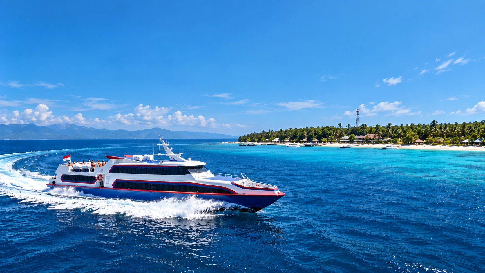 Gili Trawangan tropical beach