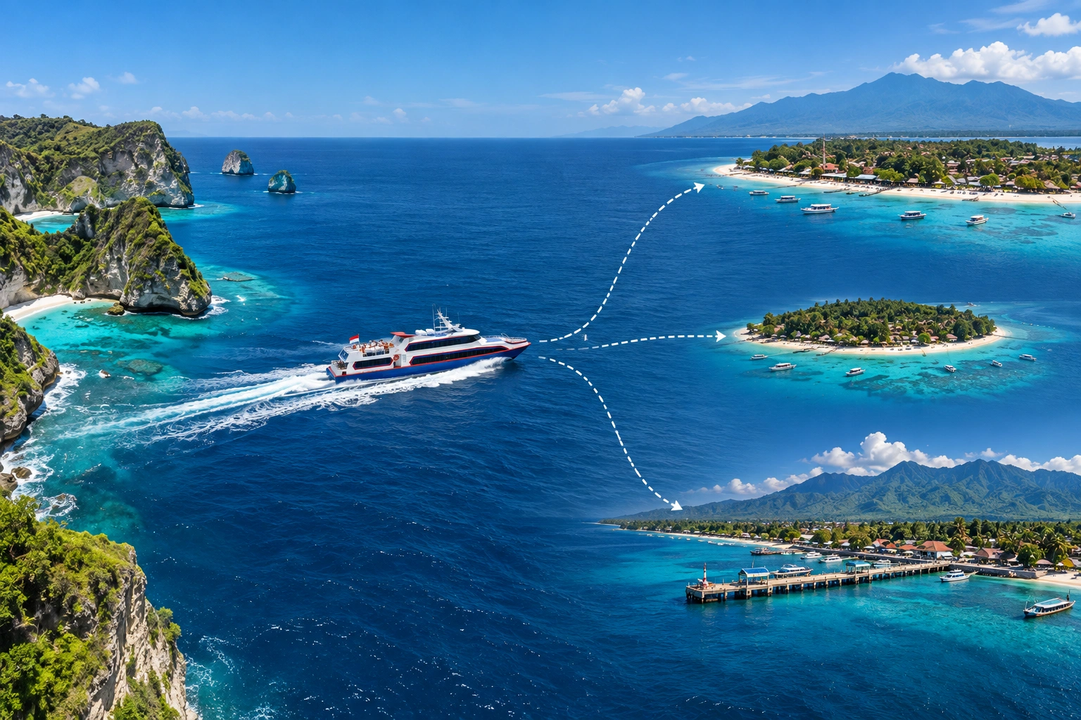 Inter-island vessel crossing