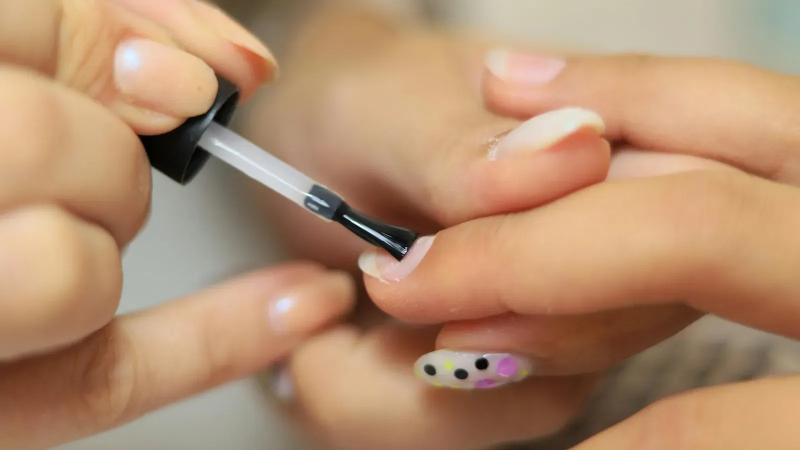 Basic manicure at home in Bali