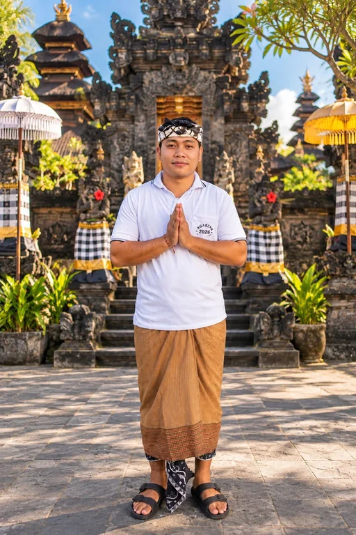 Komang Adi Sanjaya and Family