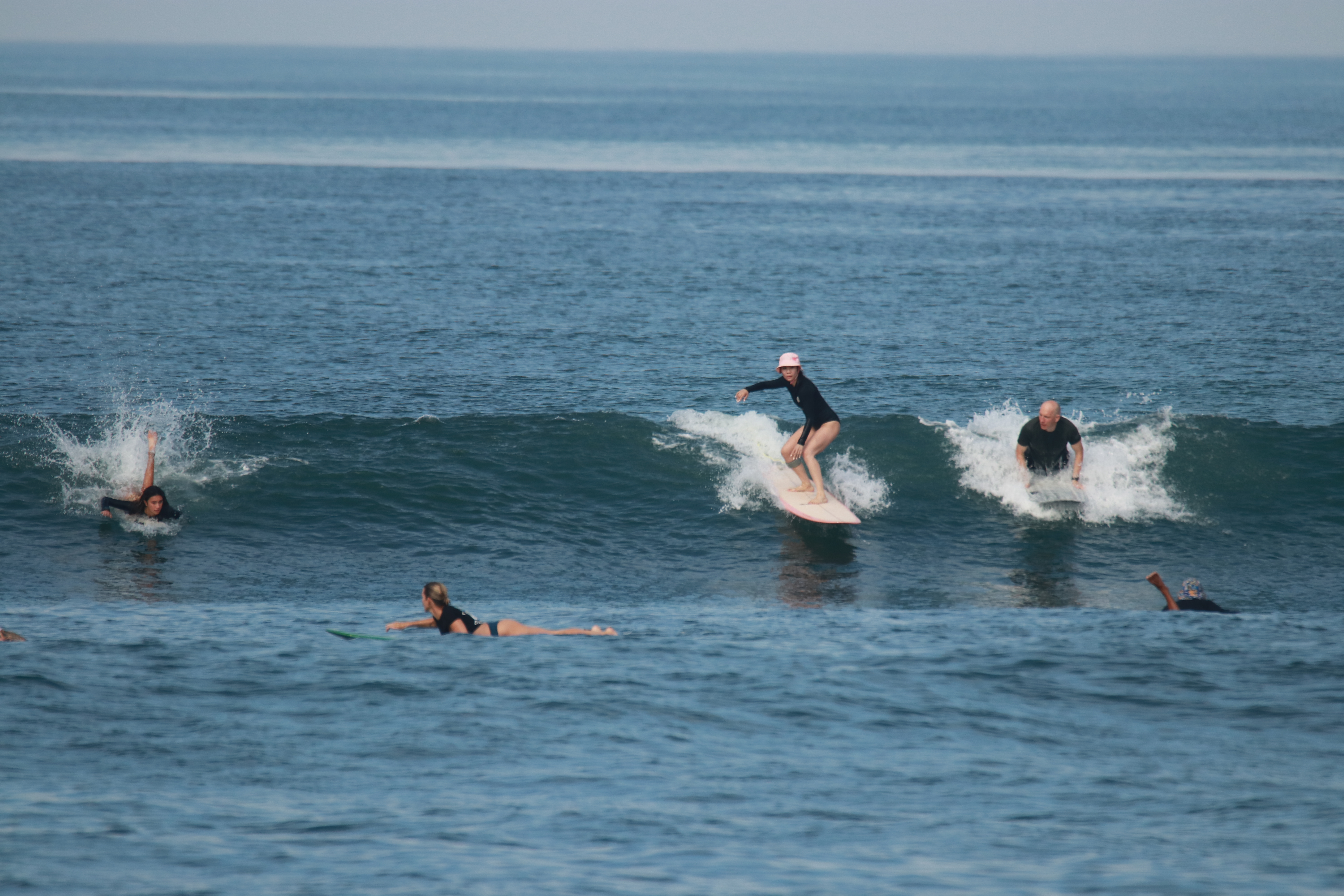 Surf session moment