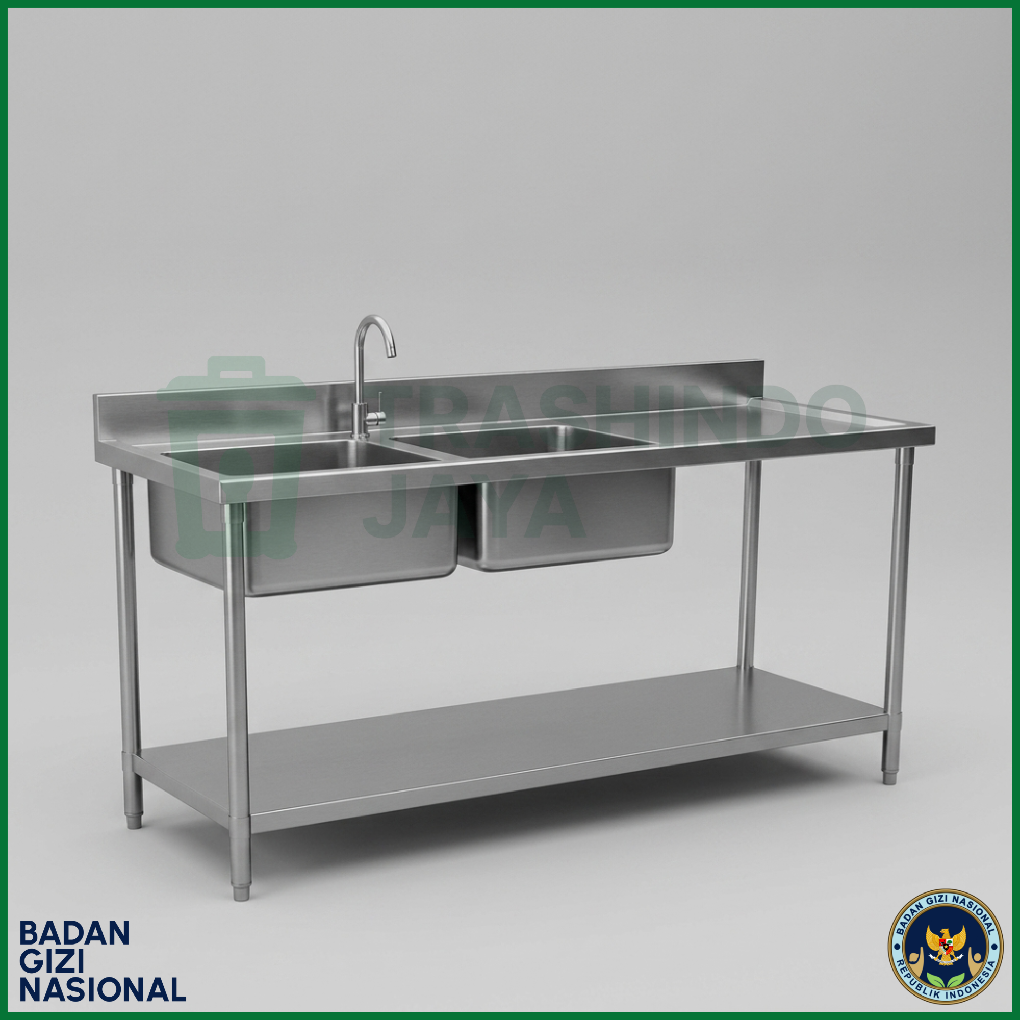Double Sink with Table
