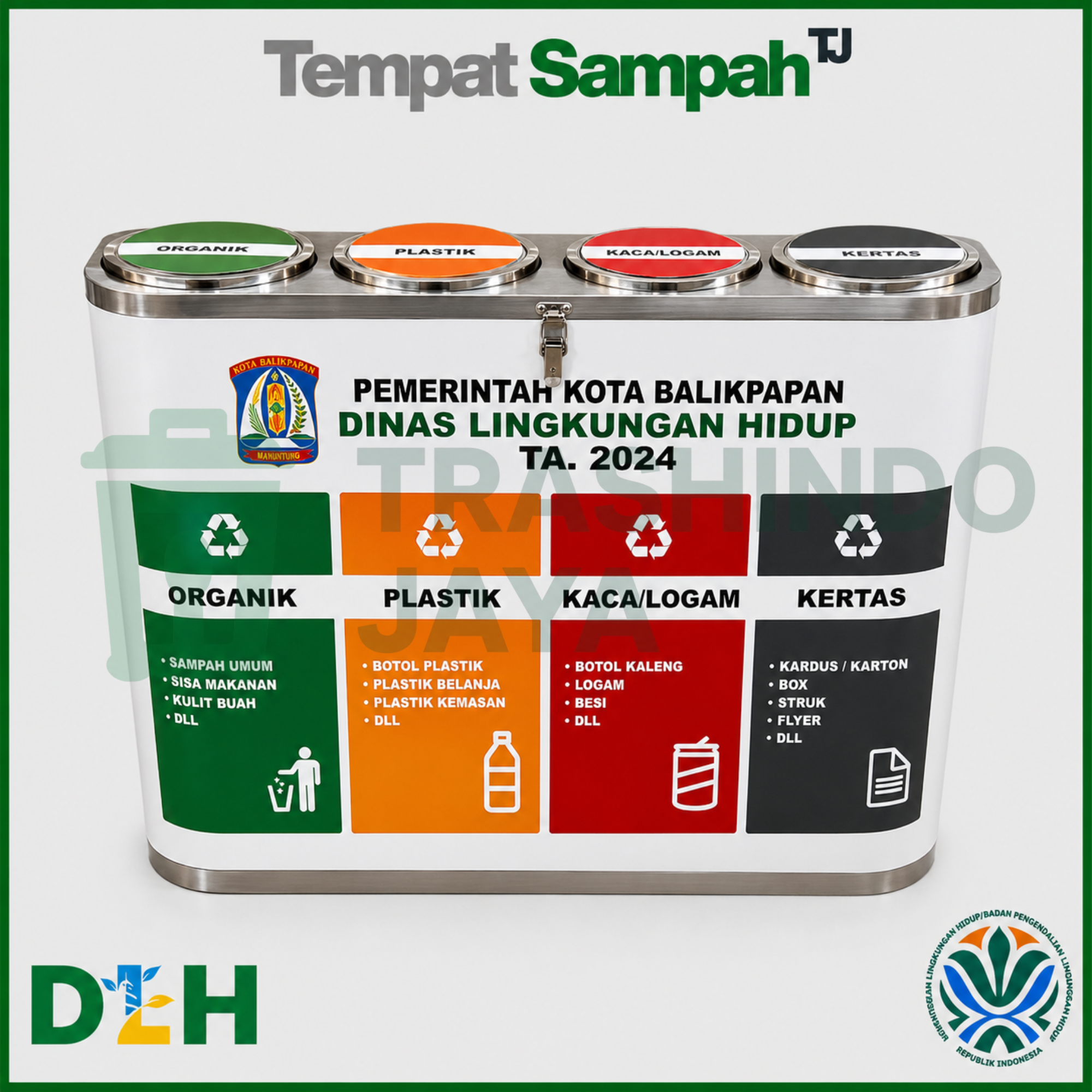 Tempat Sampah Kapsul 4in1
