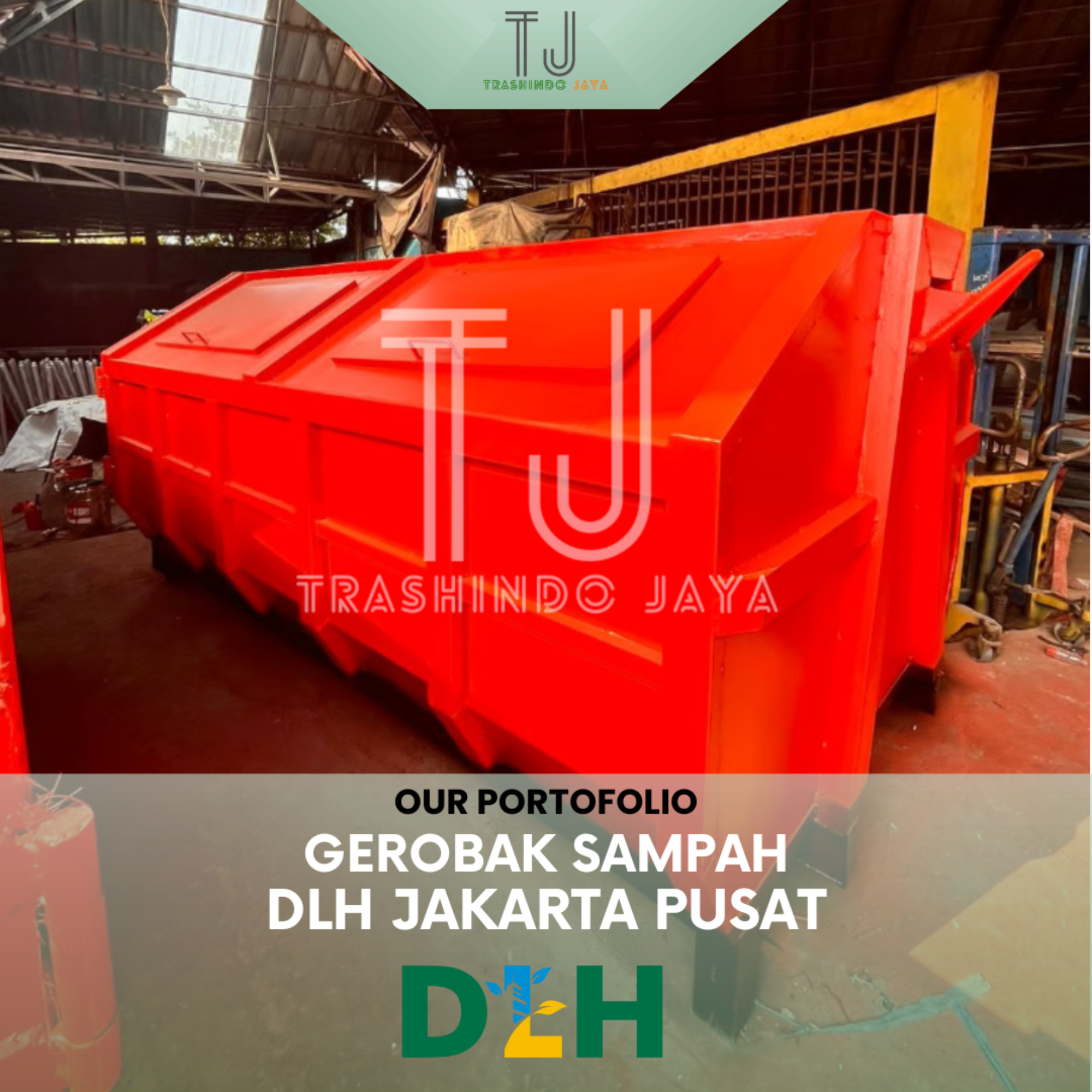 Gerobak Sampah — DLH Jakarta Pusat