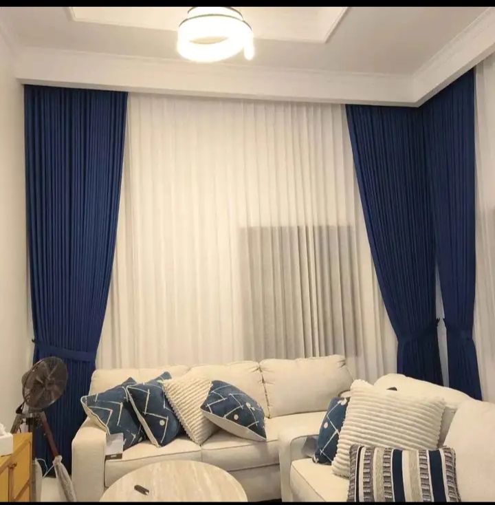 Modern Royal Blue Pleats