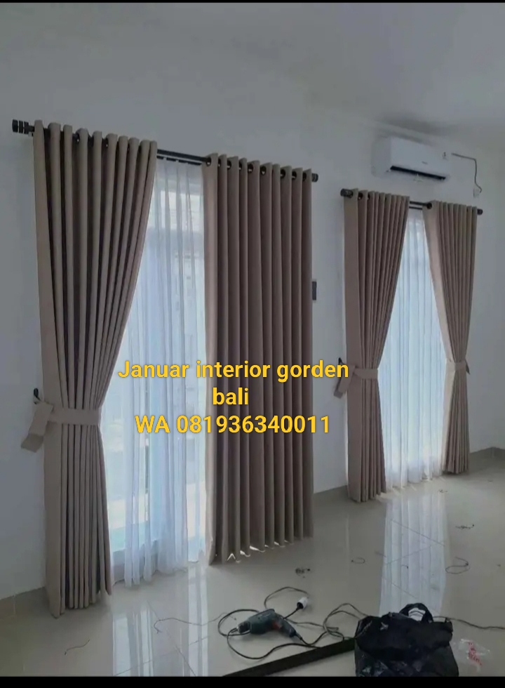 Light Brown Smokering Curtains