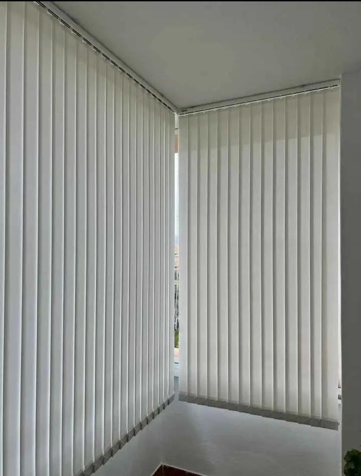 Corner Window Vertical Blinds