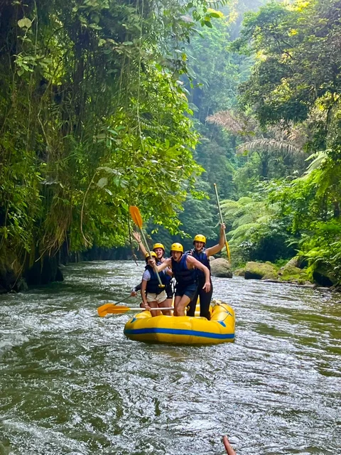 Ayung River Rafting Team BNB BALI TRIP