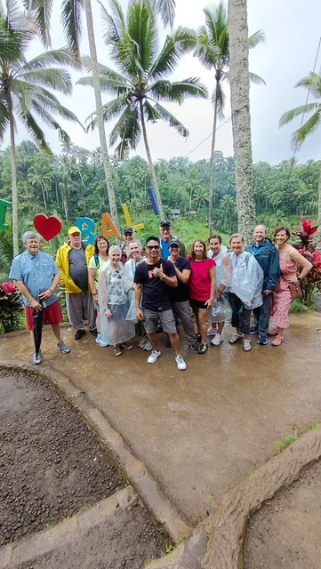 Ubud Tour Group Photo BNB BALI TRIP